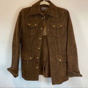 LUCKY BRAND • vintage inspired leather jacket